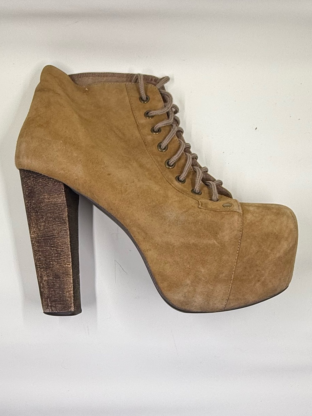 Jeffrey Campbell Tan Suede Litas